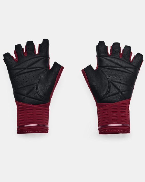 Men's UA Weightlifting Gloves, Red, pdpMainDesktop image number 1
